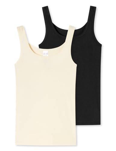Schiesser Mädchen 2 Pack Unterwäsche Unterhemd Bio Baumwolle Multipack - 95/5 Organic Cotton - Größe 140 bis 176, Sortiert 1_181936, 152 von Schiesser