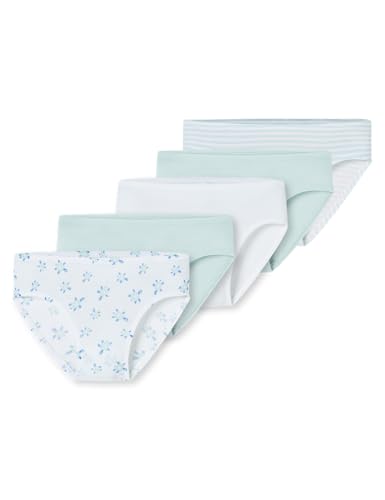 Schiesser Mädchen 2 Pack Unterhemd Unterwäsche Feinripp-100% Organic Bio Baumwolle-Größe 92 bis 140 Slip, Sortiert 5_181800, 104 (2er Pack) von Schiesser