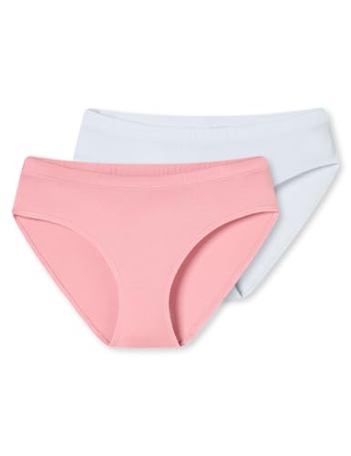 Schiesser Mädchen 2 Pack Unterhosen-Fresh Vibe-Größe 140 bis 176 Slip, Sortiert 3_181941, 164 von Schiesser