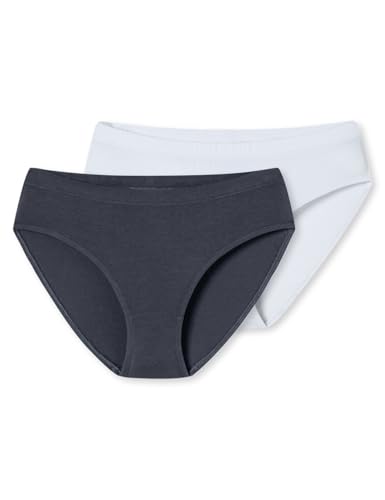 Schiesser Mädchen 2 Pack Unterhosen-Fresh Vibe-Größe 140 bis 176 Slip, Sortiert 4_181941, 152 von Schiesser