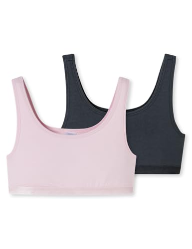 Schiesser Mädchen 2 Pack Unterwäsche Bustier-95/5 Organic Bio Baumwolle-Größe 140 bis 176 BH, Sortiert 6_181935, 152 Schiesser Mädchen 2 Pack Unterwäsche Bustier-95/5 Organic Bio Baumwolle-Größe 140 bis 176 BH, Sortiert 6_181935, 152 von Schiesser
