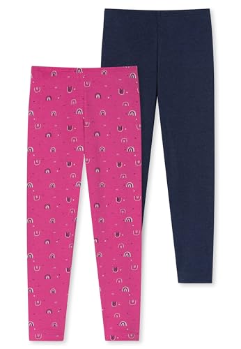 Schiesser Mädchen 2PACK Leggings Unterwäsche, Sortiert 2, 98 von Schiesser