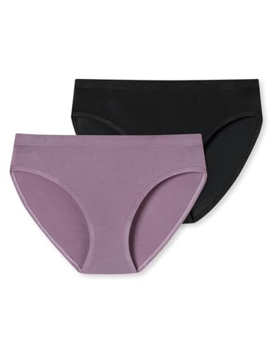 Schiesser Mädchen 2Pack Slip-Atmungsaktiv-Fresh Vibe Unterwäsche, Sortiert 2_181941, 176 von Schiesser
