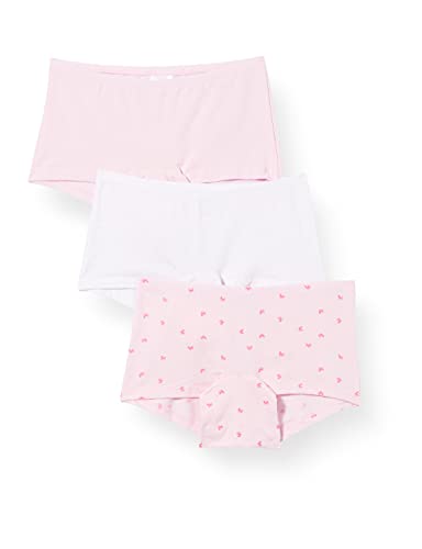 Schiesser Mädchen 3 Pack Shorts Hohe Passform - 95/5 Organic Bio Baumwolle Größe 92 Bis 140 Unterwäsche, Sortiert 5_173261, 104 EU von Schiesser