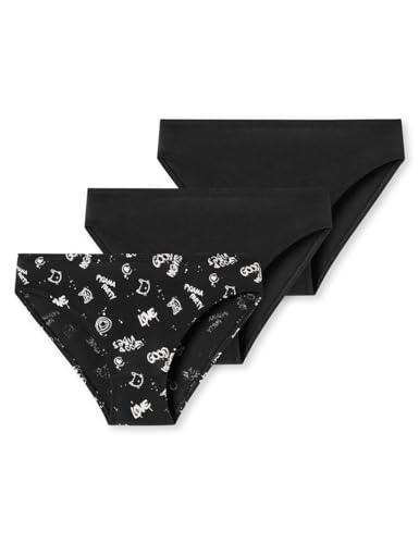 Schiesser Youth-Women Unterhose Slips Unterwäsche, Sortiert 1_181937, 164 (3er Pack) von Schiesser