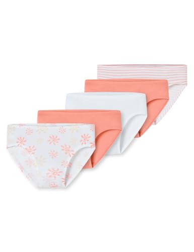 Schiesser Mädchen 3 Pack Slips Unterwäsche Feinripp - 100% Organic Bio Baumwolle - Größe 92 bis 140, Sortiert 4_181798, 128 von Schiesser