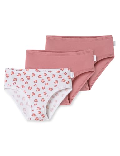 Schiesser Mädchen 3 Pack Slips Feinripp - 100% Organic Bio Baumwolle Größe 92 Bis 140 Unterwäsche, Sortiert 7_181798, 128 EU von Schiesser