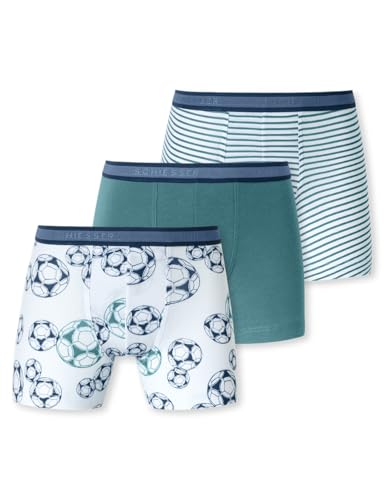 Schiesser Mädchen 3 Pack Unterwäsche Boxershorts-95/5 Organic Bio Baumwolle-Größe 92 Boxershorts, Sortiert 5_181846, 140 (3er Pack) von Schiesser