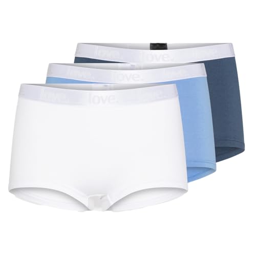 Schiesser Mädchen 3 Pack Unterwäsche Shorts weiches Bündchen Multipack - 95/5 Organic Bio Baumwolle - Größe 140 bis 176, Sortiert 1_180960, 152 von Schiesser