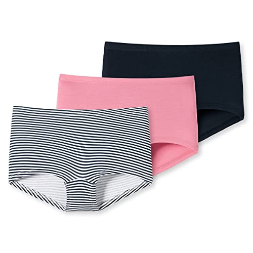 Schiesser Mädchen 3 PACK Unterwäsche Shorts weiches Bündchen - 95/5 Organic Bio Baumwolle - Größe 140 bis 176, sortiert 1_179498, 164 von Schiesser