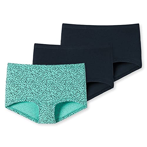 Schiesser Mädchen 3 PACK Unterwäsche Shorts weiches Bündchen - 95/5 Organic Bio Baumwolle - Größe 140 bis 176, sortiert 10_179498, 140 von Schiesser