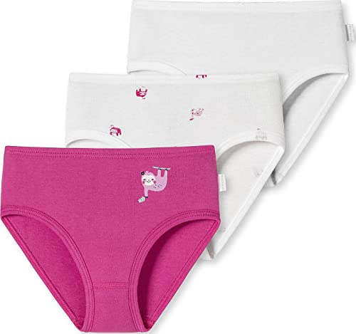 Schiesser Mädchen 3pack Hüftslips Unterwäsche, Sortiert 2, 92 von Schiesser