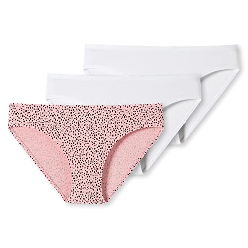 Schiesser Mädchen 3 Pack Slips - 95/5 Organic Bio Baumwolle Größe 140 Bis 176 Unterwäsche, Sortiert 12_173523, 176 EU von Schiesser