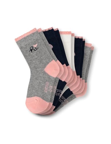 Schiesser Mädchen 5 Pack Hi Socken, Sortiert 1_183286, 19-22 von Schiesser