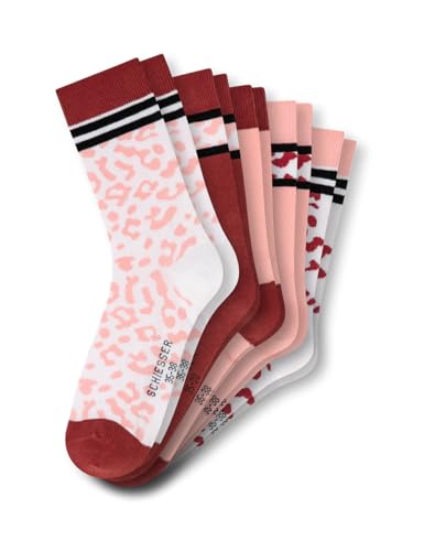 Schiesser Mädchen 5 Pack Leo Socken, Sortiert 2_183289, 31-34 cm von Schiesser