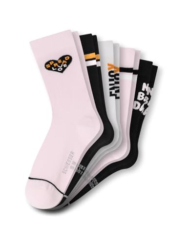 Schiesser Mädchen 5 Pack Love Socken, Sortiert 1_183289, 31-34 von Schiesser