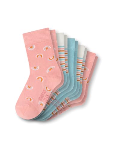 Schiesser Mädchen 5 Pack Rainbow Socken, Sortiert 1_183285, 23-26 von Schiesser