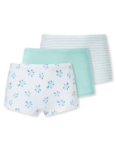 Schiesser Mädchen 3 Pack Unterwäsche Shorts hohe Passform-95/5 Organic Bio Baumwolle-Größe 92 Boxershorts, Sortiert 5_181800, 140 (3er Pack) von Schiesser