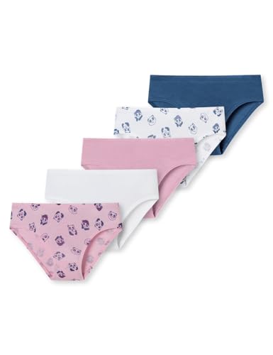 Schiesser Mädchen 5 Pack Slips Unterhosen-95/5 Organic Bio Baumwolle-Größe 92 bis 140 Unterwäsche, Sortiert 2_181800, 98 von Schiesser