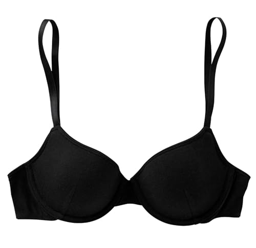 Schiesser Mädchen Gepadded Soft Bra - Größe 65 Aa Bis 75 BH, Schwarz_223919, 86 70AA EU von Schiesser