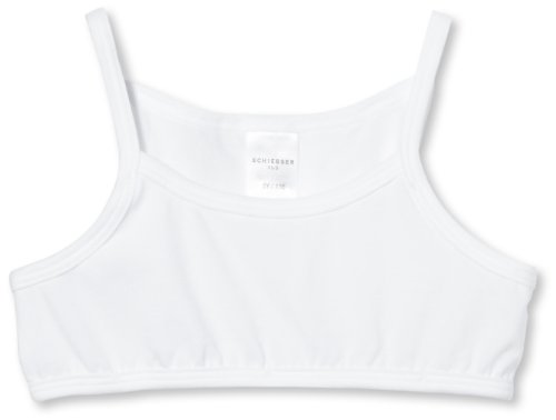 Schiesser Mädchen Bustier' BH, Weiß (100-weiss), 152 (10-11Y) von Schiesser