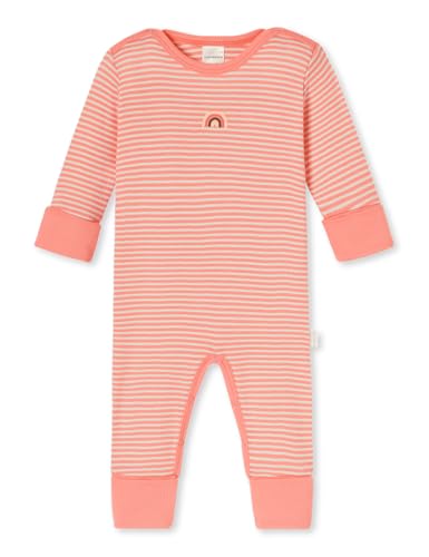 Schiesser Mädchen Babyanzug lang-Natural Love Baby-und Kleinkind-Schlafanzüge, apricot_182555, 86 von Schiesser