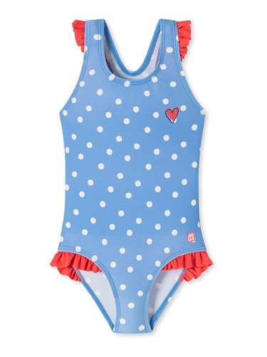 Schiesser Mädchen Badeanzug Aqua Kids Girls - hellblau - Größe 116 von Schiesser