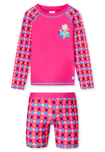 Schiesser Mädchen Badeset Mädchen Schwimmshirt Set, Mehrfarbig, 128 EU von Schiesser