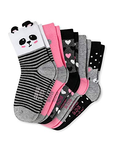 Schiesser Mädchen Kinder 5 Pack Socken Kids Strümpfe - Größe 19 bis 34 von Schiesser