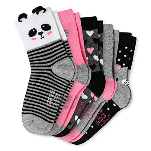 Schiesser Mädchen Kinder 5 Pack Socken Kids Strümpfe - Größe 19 bis 34 von Schiesser