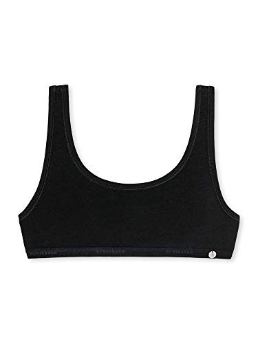 Schiesser Mädchen 159445 Bustier, Schwarz (Schwarz 000), 176 (Herstellergröße: L) von Schiesser