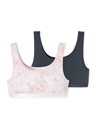 Schiesser Mädchen Bustier 2-Pack 95/5 Multipacks - Graphit, rosa - Größe 176 Schiesser Mädchen Bustier 2-Pack 95/5 Multipacks - Graphit, rosa - Größe 176 von Schiesser