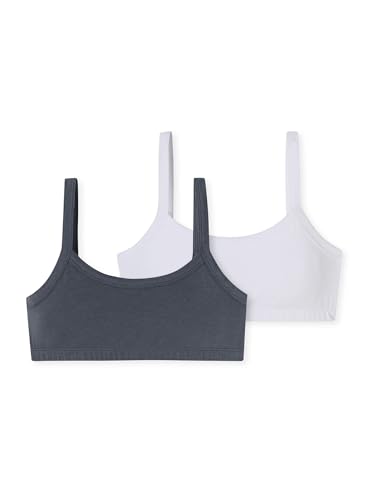 Schiesser Mädchen Bustier 2-Pack Fresh Vibe Multipack - Weiss, Graphit - Größe 164 Schiesser Mädchen Bustier 2-Pack Fresh Vibe Multipack - Weiss, Graphit - Größe 164 von Schiesser