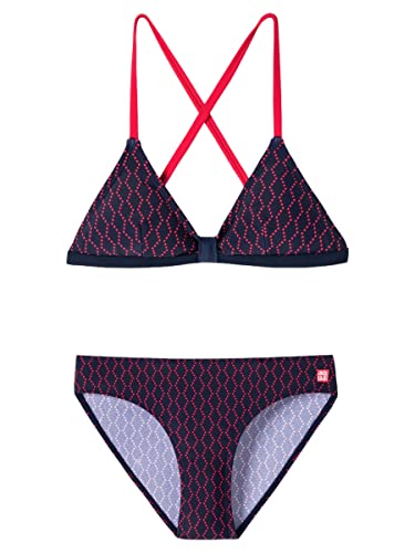 Schiesser Mädchen Bustier Bikini-Set, dunkelblau, 152 von Schiesser