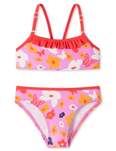 Schiesser Mädchen Bustier Bikini Set - Badeanzug Badehose, Rosa_180935, 92 EU von Schiesser