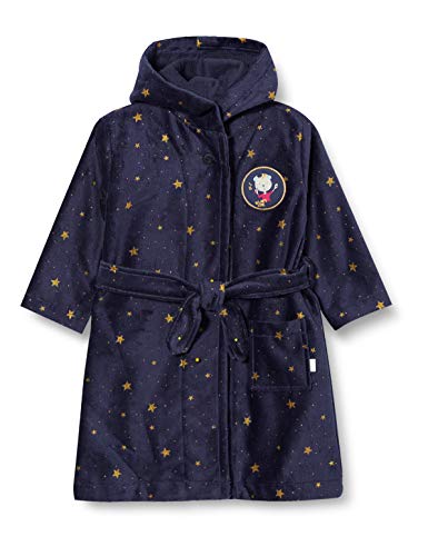 Schiesser Mädchen Cat Zoe Baby-und Kleinkind-Bademantel, Nachtblau, 128 von Schiesser