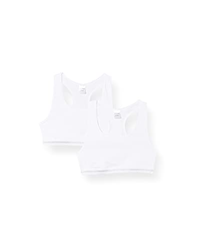 Schiesser Mädchen 2 PACK Unterwäsche Bustier - Organic Cotton - Rippe von Schiesser