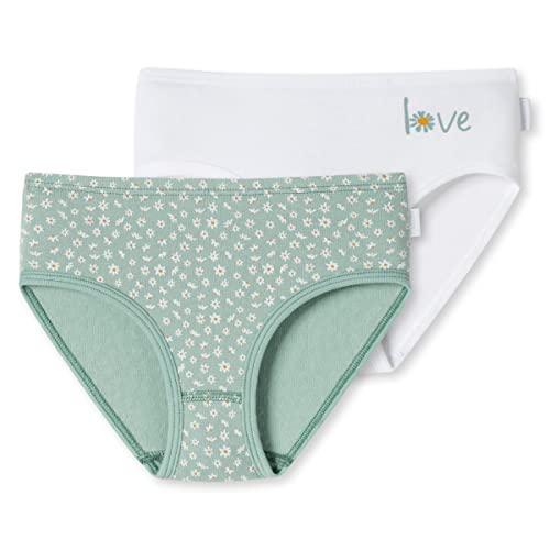 Schiesser Mädchen Piger undertøj hoftetrusser 2 pakker Unterwäsche, Farbmix 2, 116 EU von Schiesser