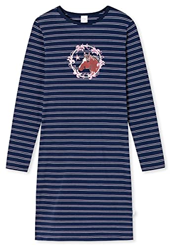 Schiesser Mädchen Langarm Nachthemd, Mehrfarbig 3, 116 von Schiesser