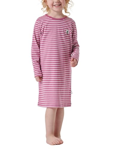 Schiesser Mädchen Langarm-Nature Love Nachthemd, Malve_181813, 92 von Schiesser