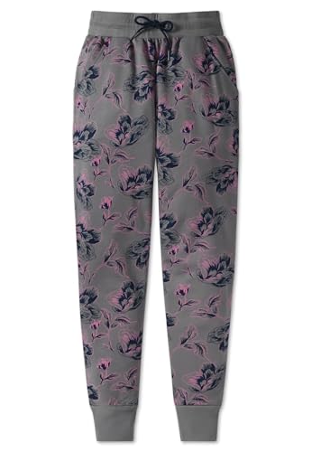 Schiesser Mädchen Lange Schlafanzughose Joggpants - 158954, Größe Kinder:M, Farbe:grau von Schiesser