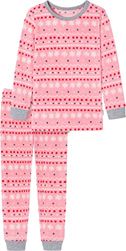 Schiesser Mädchen Langer Schlafanzug Pyjamaset, rosa, 98 von Schiesser