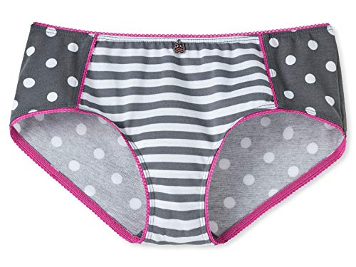 Schiesser Mädchen Micro Pants Slip, Grau (200-grau), 164 (12-13Y) von Schiesser