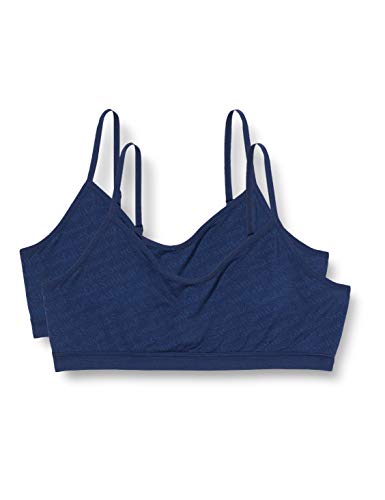 Schiesser Damen Multipack 2PACK Bustiers Unterwäsche, dunkelblau, 140 von Schiesser
