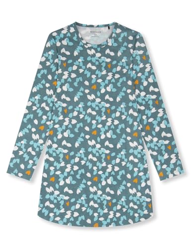 Schiesser Mädchen Nachthemd-100% Organic Bio Baumwolle-Größe 140 Nachthemd, Mineral_183027, 176 von Schiesser