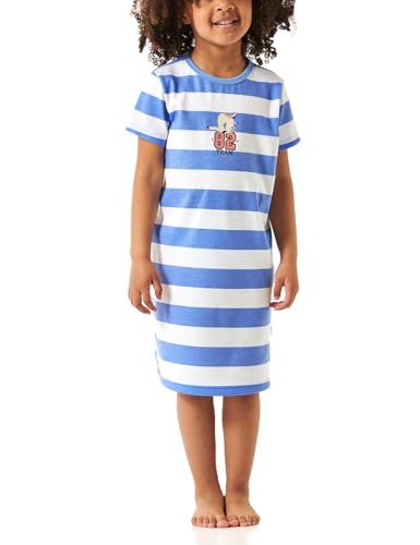 Schiesser Mädchen Nachthemd-100% Organic Bio Baumwolle-Größe 92 bis 152 Nachthemd, Weiss_181038, 128 von Schiesser