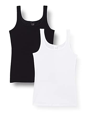 Schiesser Mädchen 2 PACK Unterwäsche Unterhemd Bio Baumwolle Multipack - 95/5 Organic Cotton - Größe 140 bis 176, sortiert 3_173528, 176 von Schiesser