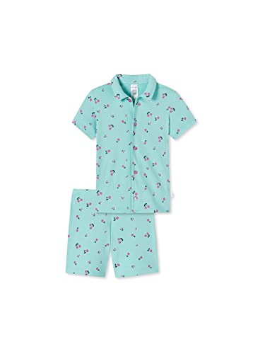 Schiesser Mädchen Pyjama Kurz Pyjamaset, blau, 116 von Schiesser