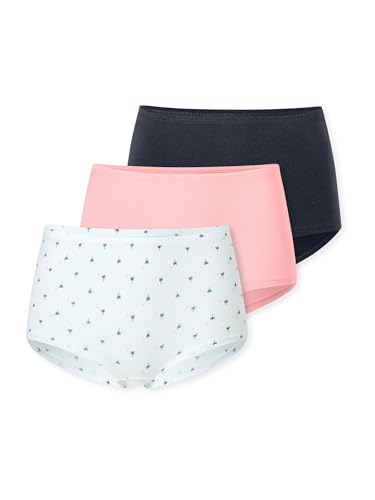 Schiesser Mädchen Retro Boxer 3-Pack 95/5 Multipacks - Graphit, Powder pink - Größe 152 von Schiesser