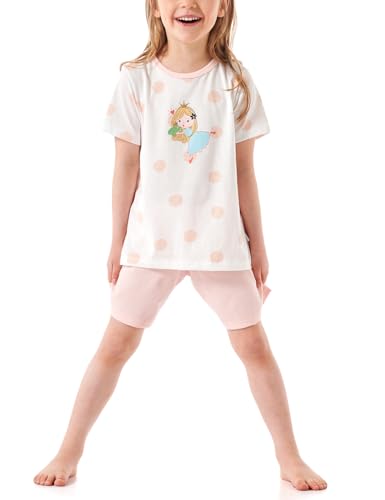 Schiesser Mädchen Schlafanzug Set Pyjama kurz-100% Organic Bio Baumwolle-Größe 140 Pyjamaset, Off-White_181036, 92 von Schiesser
